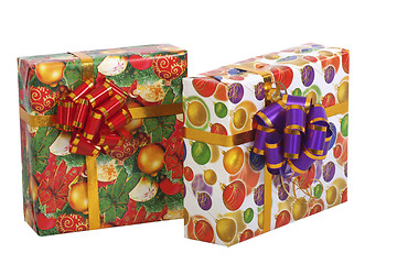 Image showing Boxes with gifts.