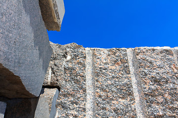 Image showing granite blocks