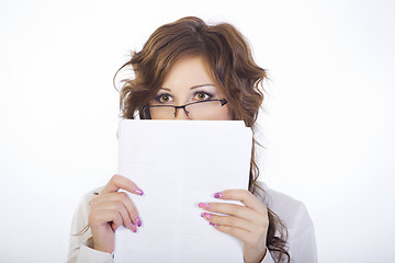 Image showing Girl with glasses