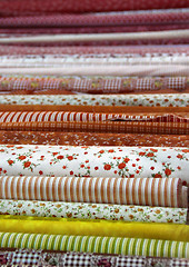 Image showing Mix of fabrics