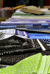 Image showing Fabric store