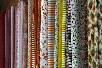 Image showing Fabric store