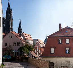 Image showing Old saxon street