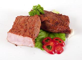 Image showing Smoked meat