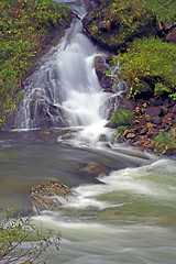 Image showing Waterfall and river