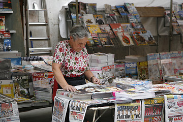 Image showing Urban newsstand