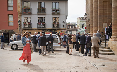 Image showing Relaxed urban funeral