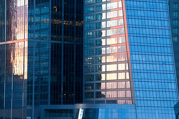 Image showing blue skyscraper