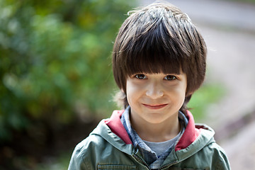 Image showing happy little boy smiling 