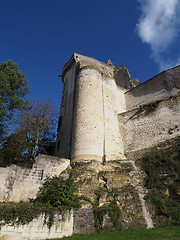 Image showing Loches fortification, Loire valley, France