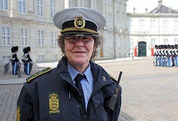 Image showing Danish Policewoman