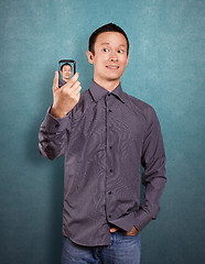 Image showing Asian Man Making An Avatar