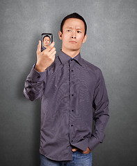 Image showing Asian Man Making An Avatar