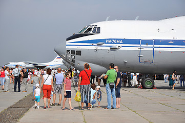 Image showing Holiday  of 100 years of military air forces of Russia