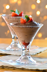 Image showing Mousse au chocolat