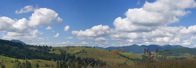 Image showing Mountain rural landscape