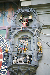 Image showing Gothic detail on the Munster of Bern cathedral, Switzerland 