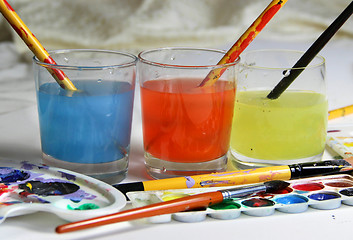 Image showing Watercolors