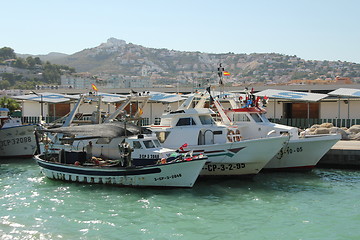 Image showing fishingboats