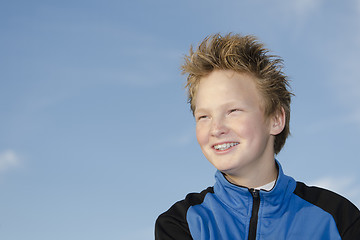 Image showing Laughing youngster