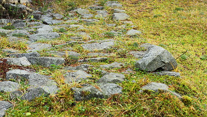 Image showing ancient stone path