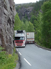 Image showing Narrow road