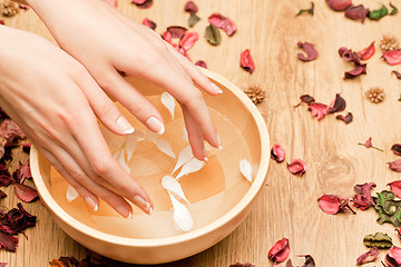 Image showing spa for hands