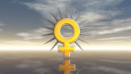 Image showing female symbol