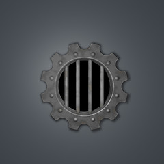 Image showing gear wheel prison window