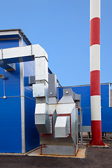 Image showing Biofuel boiler house