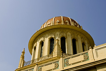 Image showing The bahai temple and garden in Haifa