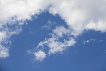 Image showing blue sky and clouds