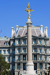 Image showing Eisenhower Executive Washington DC.Office Building with First Di