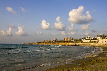 Image showing Beach of Haifa