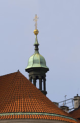 Image showing Prague's church steeples