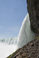 Image showing Wha's behaind the Niagara Falls?