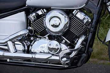 Image showing Part of motorcycle