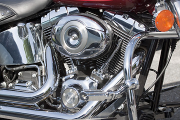 Image showing Part of motorcycle