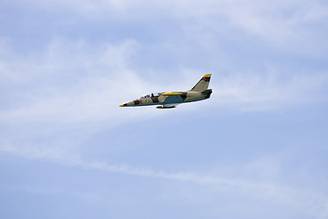 Image showing A plane performing in an air show