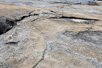 Image showing The surface of Stone-Mountain. Atlanta, Georgia