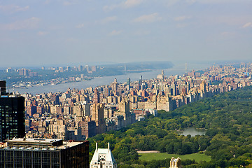 Image showing Ponaramic view of Manhattan.