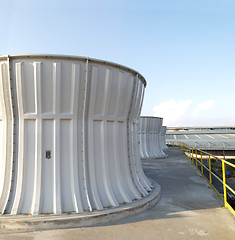 Image showing Detail of cooling-tower