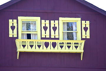 Image showing Decorated windows