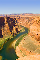 Image showing Colorado river. Horse shoe bend