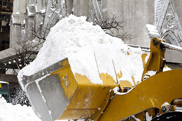 Image showing Snow removing in Manhatten