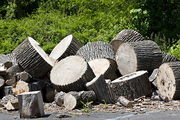 Image showing Woodstack