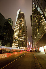 Image showing New York City at night