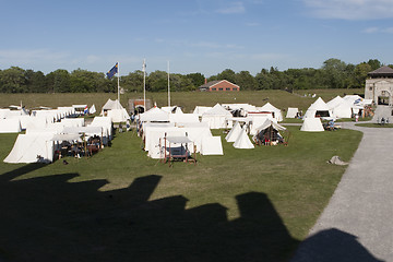 Image showing English Camp at Old Fort Niagara