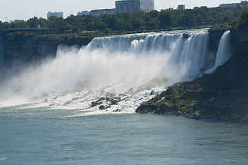 Image showing Niagara.  American waterfalls.