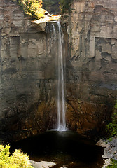 Image showing Finger lakes region waterfall in the summer